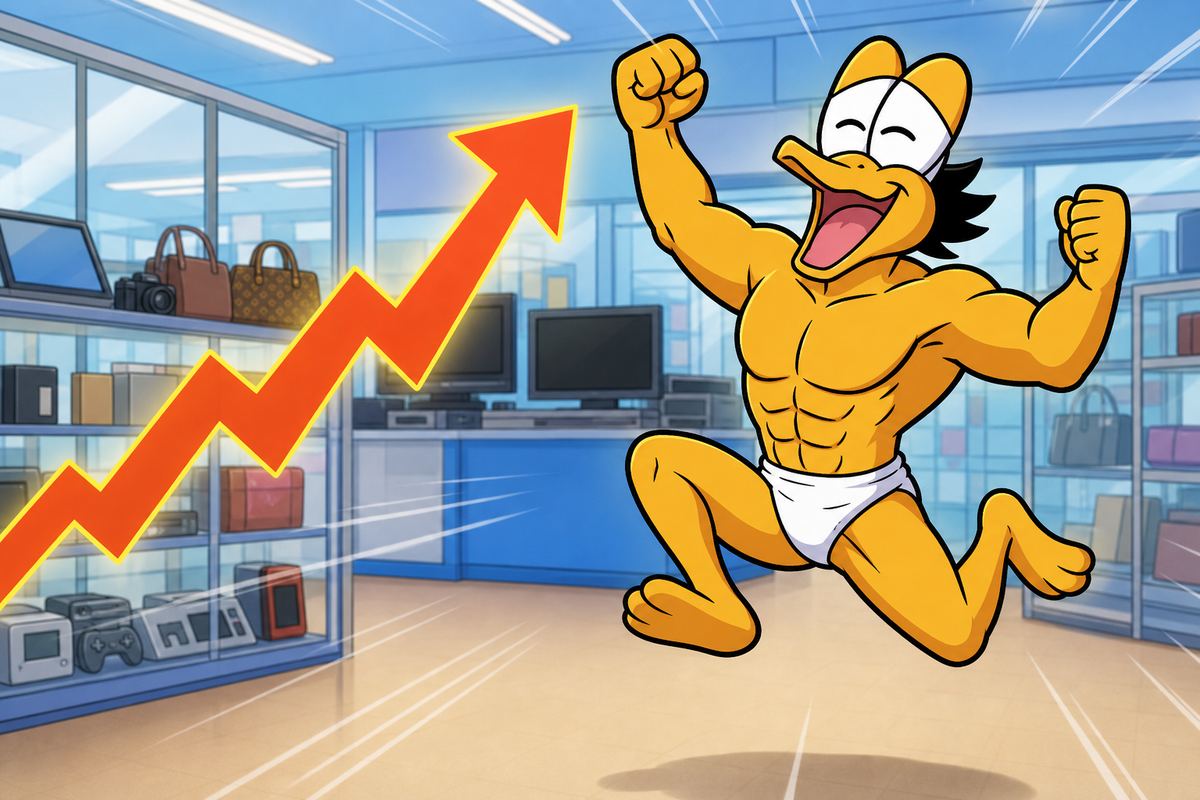 【朗報】ブックオフ、トレカ様様で株価が上場来高値を連日更新ｗｗｗ ついにトレカ売上が本業の本・ゲームを追い抜き“稼ぎ頭”に、通期営業利益+27%の大爆益